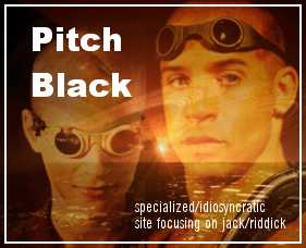                                      the pitch black